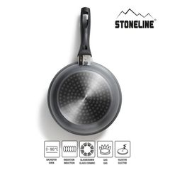Chảo Chống Dính Phủ Đá Thiên Nhiên Stoneline - Kích Thước 20cm, 24cm, 28cm - Dễ Dàng Vệ Sinh, An Toàn Cho Sức Khỏe, Sản Phẩm Gia Dụng Đức