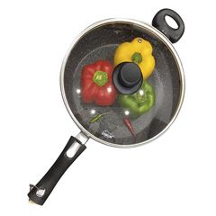 Chảo Chống Dính Phủ Đá Thiên Nhiên Stoneline - Kích Thước 20cm, 24cm, 28cm - Dễ Dàng Vệ Sinh, An Toàn Cho Sức Khỏe, Sản Phẩm Gia Dụng Đức