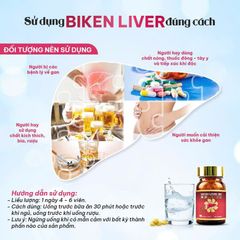 BIKEN LIVER EX - Viên Uống Bổ Gan, Giải Độc Gan Từ Nhật Bản