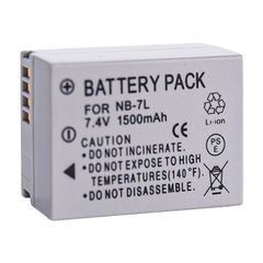 Pin máy ảnh Canon NB-7L (NB7L) - Phụ kiện cho Canon Powershot G10, G11, G12, SX30IS, PC1305, hiệu suất cao, đáng tin cậy