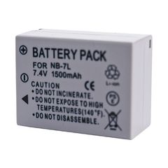 Pin máy ảnh Canon NB-7L (NB7L) - Phụ kiện cho Canon Powershot G10, G11, G12, SX30IS, PC1305, hiệu suất cao, đáng tin cậy
