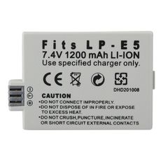 Pin Máy Ảnh Canon LP-E5 7.4V - Phụ Kiện Nhiếp Ảnh Tương Thích Canon EOS 1000D, 500D, 450D, Kiss X3, Rebel X
