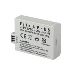 Pin Máy Ảnh Canon LP-E5 7.4V - Phụ Kiện Nhiếp Ảnh Tương Thích Canon EOS 1000D, 500D, 450D, Kiss X3, Rebel X