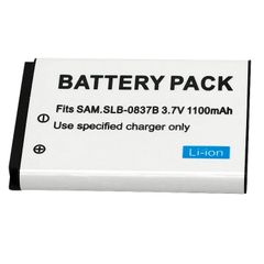 Pin Máy Ảnh Samsung SLB-0837B - Phụ Kiện Cho Digimax L70, L70B, L83T, L85T, L201, L301, NV8, NV10 - Thời Gian Sử Dụng Lâu Dài, Hiệu Suất Ổn Định