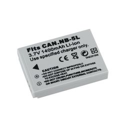 Pin Máy Ảnh Canon NB-5L 3.7V 1400mAh - Tương Thích Canon PowerShot S95, S100, IXUS 800IS, Thời Gian Chụp Ảnh Bất Tận