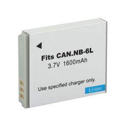 Pin Máy Ảnh Canon NB-6L 3.7V 1600mAh - Thay Thế Dùng Cho Canon PowerShot D10, D20, ELPH 500, S90, SD1200, SD1300