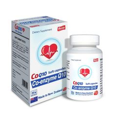 Bổ tim CoQ10 Soft Capsules Rovier New Zealand 30 viên
