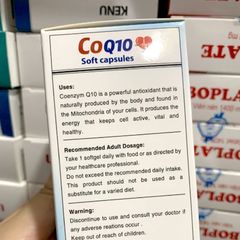 Bổ tim CoQ10 Soft Capsules Rovier New Zealand 30 viên
