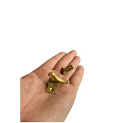 Chốt Mỏ Cò Thau Hình Con Chim - Thiết Kế Đẹp, Dùng Cho Cửa Sổ và Thùng Hộp - Chất Liệu Đồng Vàng 26x30mm