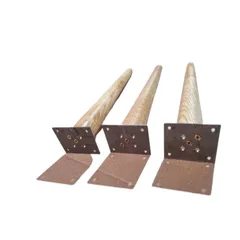 Chân bàn gỗ bách tròn xéo đủ size từ 100mm đến 450mm [Bán Cái]