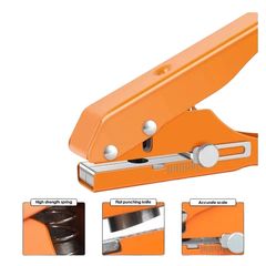 Kìm Bấm Lỗ Ốc Cam 15mm - Dụng Cụ Bấm Chỉ Nhựa PVC Dày, Đục Lỗ Giấy và Bìa - Chất Liệu Hợp Kim Bền Bỉ