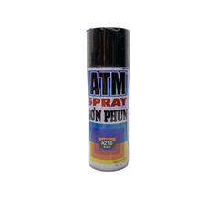 Sơn Xịt ATM Spray Màu Đen Bóng A210 - Sơn Nhanh Khô Giữ Màu Bền Đẹp Cho Đồ Gỗ, Kim Loại, Đồ Chơi Trẻ Em, Xe Đạp, Xe Máy