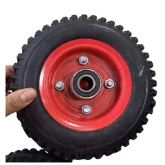 [HOẢ TỐC] Bánh Xe Đẩy Hàng Cao Su Đặc Đường Kính 20cm Loại Tốt