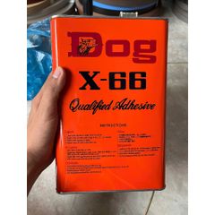 Keo Dán Đa Năng Con Chó X66 3kg 3.3L - Chất Keo Đặc Biệt Cho Ngành Công Nghiệp, Dán Da, Gỗ, Ống Nước