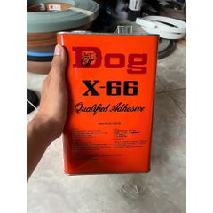 Keo Dán Đa Năng Con Chó X66 3kg 3.3L - Chất Keo Đặc Biệt Cho Ngành Công Nghiệp, Dán Da, Gỗ, Ống Nước