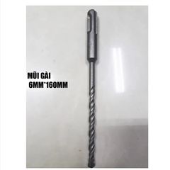 BỘ 6 Mũi Khoan Gài 6,8,10,12,14,16MM Đầu Gài Tự Động SSD Cho Máy Khoan Bê Tông 3 Chức Năng, Mũi Khoan Tường