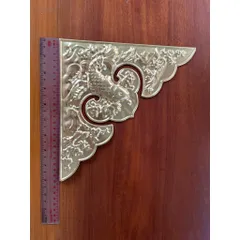 Ốp đồng cá chép loại 17 cm và 23cm - Nẹp góc họa tiết cá chép đồng - góc đồng cửa nhôm
