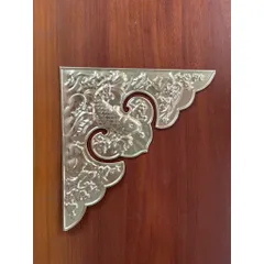 Ốp đồng cá chép loại 17 cm và 23cm - Nẹp góc họa tiết cá chép đồng - góc đồng cửa nhôm