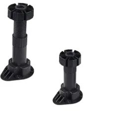 Chân tủ bếp tăng chỉnh độ cao , Chân kệ bếp đen 10cm,12cm,15cm