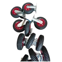 Bánh Xe Đẩy Hàng Cố Định Chịu Tải 300kg-500kg, Phi 200mm, Cao 25cm - Xe Nước Mía Chất Lượng Cao