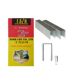 Đinh ghim bấm gỗ 13/6 - 13/8, hộp 5000 cây đinh U ghim nạp cho Kìm bắn đinh ghim cầm tay