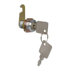 Khóa Tủ Cốp Chìa Vuông HAMMERED 103-30-3F - Hợp Kim Mạ Chrome cho Ngăn Kéo và Đồ Nội Thất