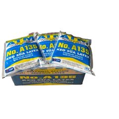 Keo Sữa ATM Latex A-135 - Bám Dính Tốt, Bền Dẻo Dùng Dán Giấy, Gỗ, Nhựa - Bịch 1kg An Toàn Cho Người Sử Dụng