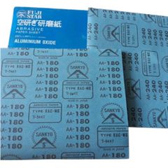 Giấy nhám nhật Sankyo ,ABRASIVE PAPER, Sand paper (Xanh) ( 1 tờ)