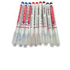 Cây viết lấy mẫu cố định ngòi dài Bút freehand tattoo - bút định hình vẽ lên da - bút dạ vẽ trên da nhiều màu độ bám nét