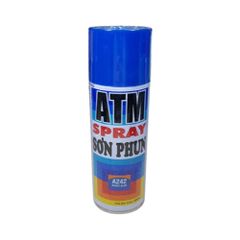Sơn Xịt ATM A242 Xanh Dương Chính Hãng - Sơn Nội Thất Bảo Vệ Độ Bóng Cao, Khô Nhanh, Dễ Dùng