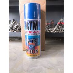 Sơn Xịt ATM A242 Xanh Dương Chính Hãng - Sơn Nội Thất Bảo Vệ Độ Bóng Cao, Khô Nhanh, Dễ Dùng