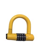 Ổ Khóa Số LOCK.S Hình chữ U,Chống Trộm Càng Dài 25mm 4 Số Dạ Quang Cao Cấp-Hàng Taiwan chính hãng-Bảo Hành 12 Tháng