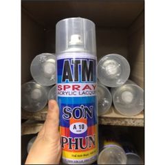 Sơn Xịt ATM Spray A10 400ML - Sơn Bóng Chất Lượng Cao Cho Gỗ, Kim Loại - Chống Thời Tiết Nhiệt Đới, Nhanh Khô, Dễ Sử Dụng