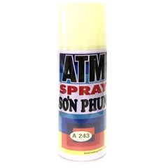 Sơn Xịt ATM A243 Màu Be Chính Hãng - Sơn Mau Khô Độ Bám Dính Cao Cho Bề Mặt Gỗ Kim Loại, Dụng Cụ Tiện Ích 400ML