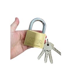 Khóa Treo Đồng ABUS 75/60mm Chống Cắt - Bộ 4 Chìa Vi Tính Cao Cấp - Ổ Khóa An Toàn Nhập Khẩu Đức
