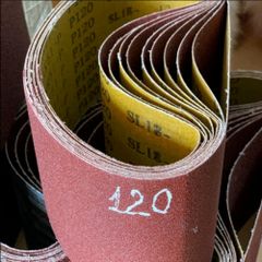 Nhám tăng,Nhám vòng,Nhám chuyên dụng cho máy xe tăng K51 đủ số cát 40 đến 120 [Bán 10 tờ]