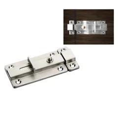 Chốt Bấm Ngang VICKINI 46103 - Chốt Nhấn Inox SUS 201 Cho Cửa Kim Loại, Gỗ, Nhựa - Bảo Hành 12 Tháng