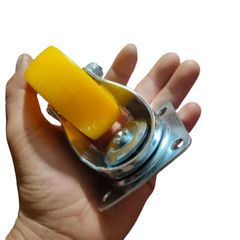 Bánh xe vàng nghệ 3cm, 4cm, 5cm, 6cm, 7cm, 8cm, 10cm - 2 Vòng Không Khóa - Có Khóa