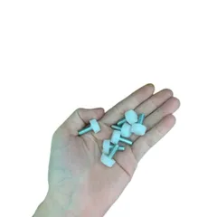 Bịch 100c Chân tăng chỉnh 1 vạch màu trắng, nhiều kích thước 6x20mm, đế 15x7mm, giá rẻ, bán chạy