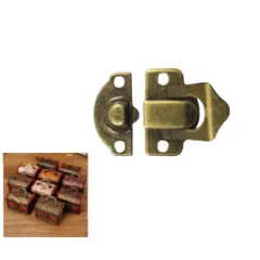 Bịch 10 Khóa móc gài then cửa bàn cờ cổ - Khóa hộp gỗ mini - Hàng có sẵn, giá rẻ