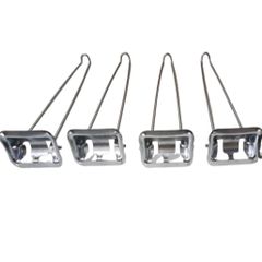 Bộ 4 Chân Bàn Xếp Gọn Xi Trắng 28cm - Dễ Dàng Lắp Ráp, Chắc Chắn Cho Bàn Học, Bàn Ăn, Bàn Vi Tính