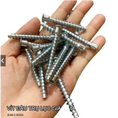 Bịch 100 Con - Vít Đầu Trụ Lục Giác, Màu Trắng HDSB327 - Nhiều Kích Thước