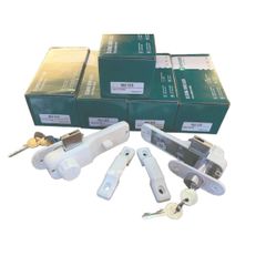 Khóa cửa nhôm kính B52 - Khoá Huy Hoàng, Khóa cửa nhôm mở trượt.