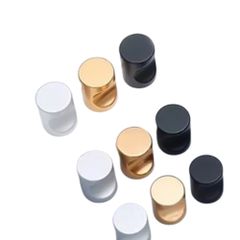 Tay Nắm Tròn Mã 8013 (CÓ KÈM ỐC) Tay Nắm Ngăn Kéo Tủ Hình Tròn Bằng Hợp Kim Nhôm Màu Vàng Đen