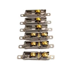 Bánh xe đồng cửa lùa nhôm/nhựa Đơn / Đôi Xingfa hệ 55 Không cần dập lỗ