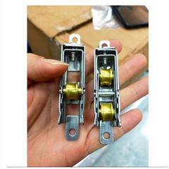 Bánh xe đồng cửa lùa nhôm/nhựa Đơn / Đôi Xingfa hệ 55 Không cần dập lỗ