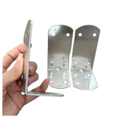 Bộ 2 cái ke góc chữ L 8 lỗ 10CMx5.5CM BẢN RỘNG 4.5CM loại dày tốt -nẹp góc chữ L-pat góc vuông