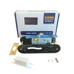[HMR653] Khoá Tay Âm Cửa Đi Lùa Gỗ cao cấp Hammered Nhật bản cao cấp , dùng cho cửa gỗ (Đen/Xước mờ)