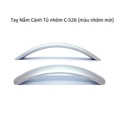 Tay nắm tủ nhôm C-526 (Màu Nhôm Mờ)