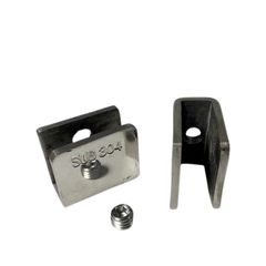 U inox 304/ Kẹp kính chữ u/ Bát kính - 3cm, 4cm